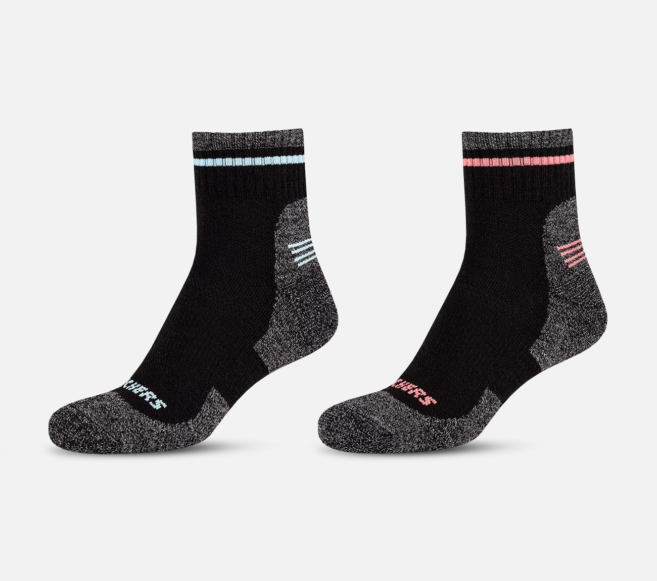2 par korta Trail-strumpor Socks Wome Skechers