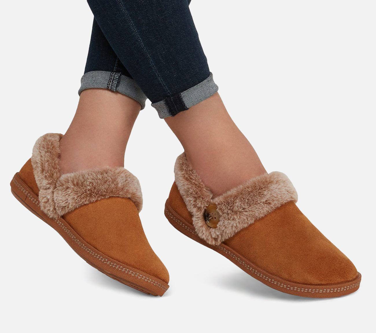 Wide Fit: Cozy Campfire - Fresh Toast Slipper Skechers.se