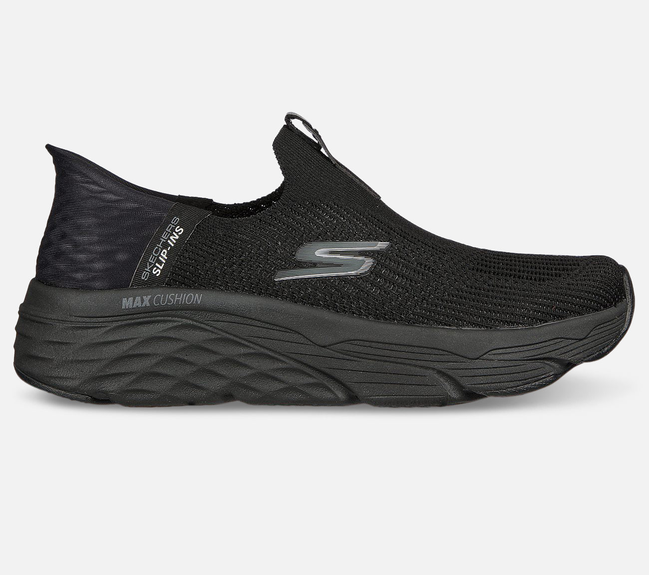 Max Cushioning Elite Slip-ins | Svart damsko - Köp online – Skechers.se