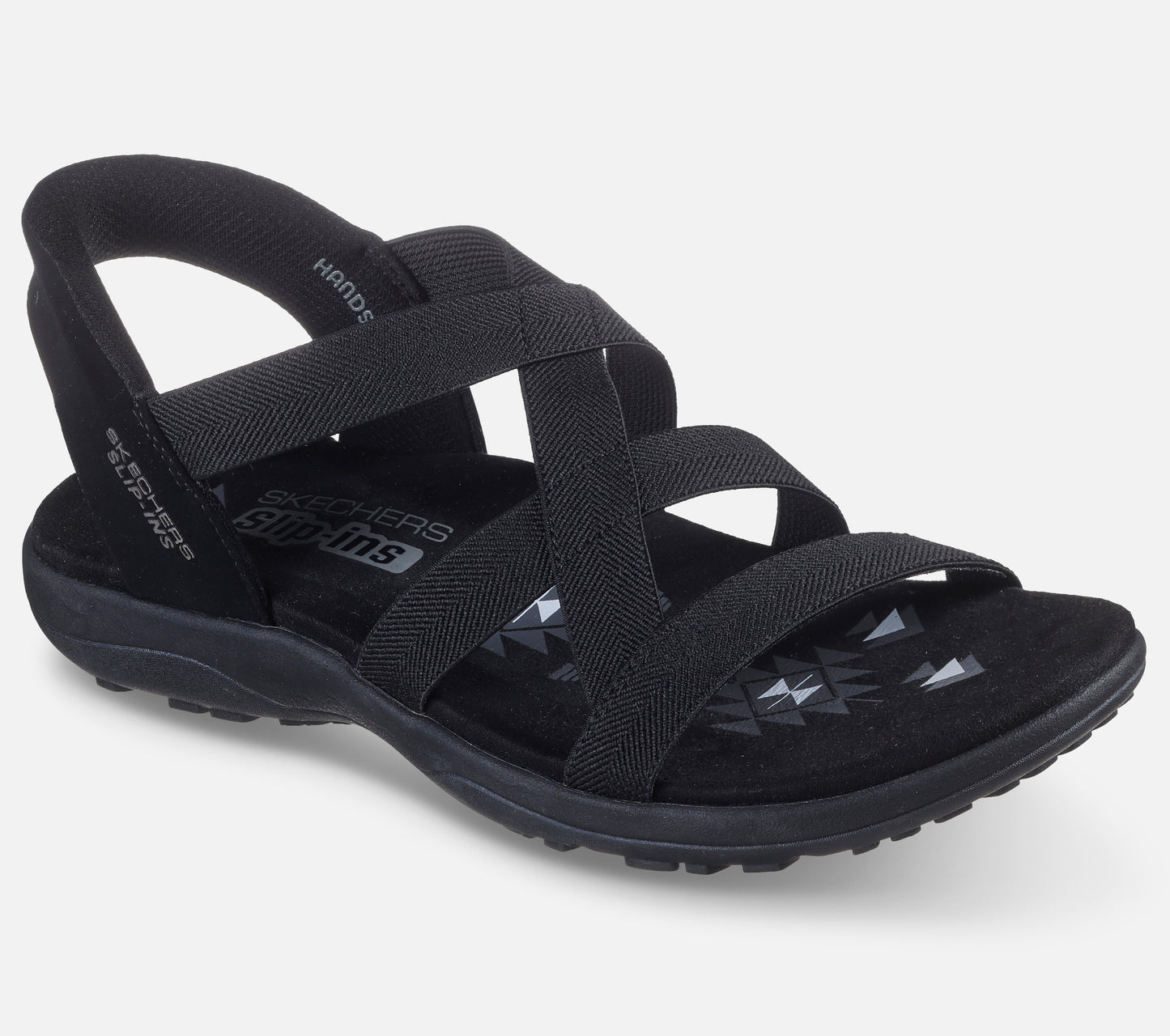 Wide Fit: Slip-ins: Reggae Slim - Stretch Flex Sandal Skechers.se