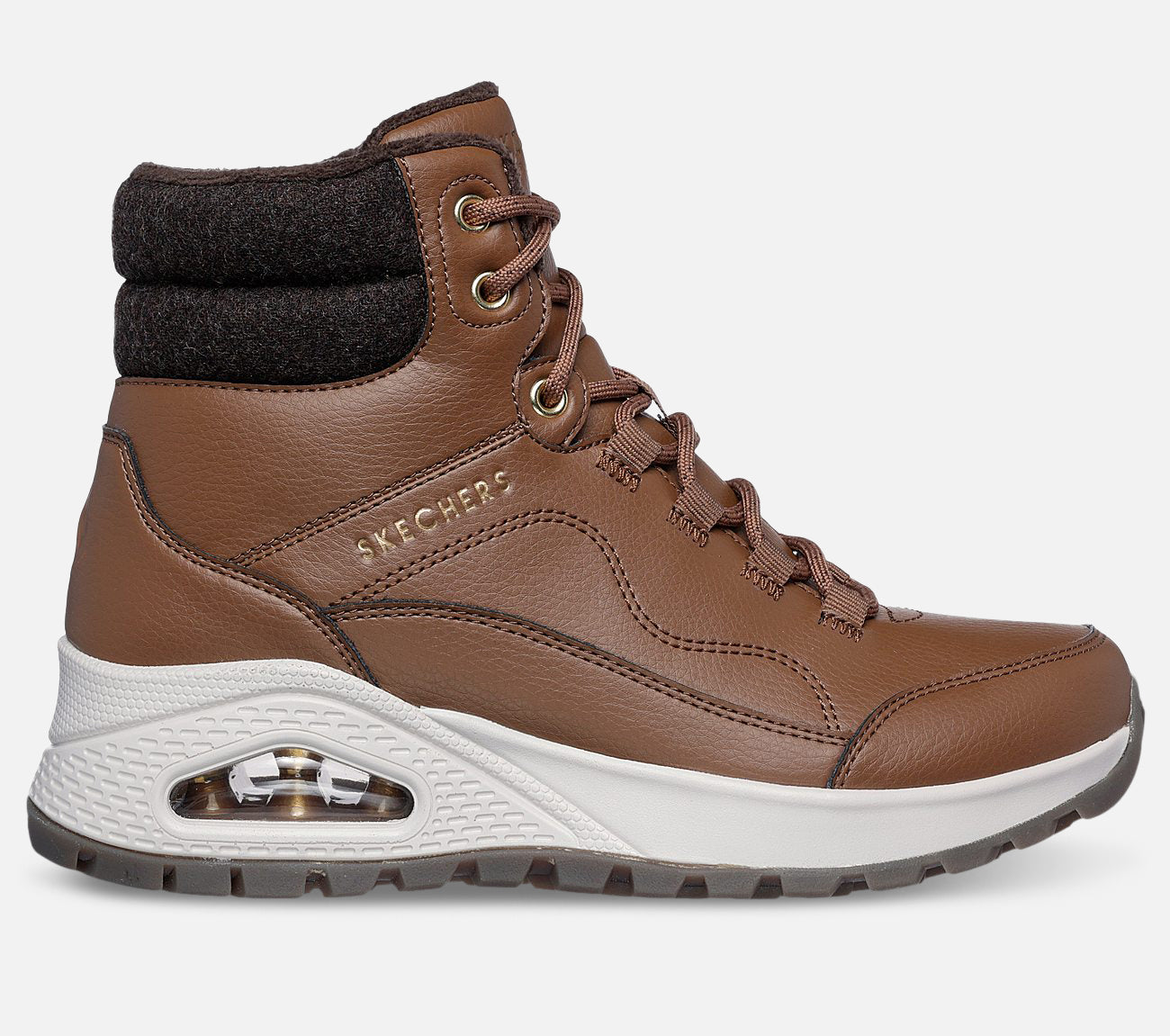 Uno Rugged - Natures Bliss | Vit vinterstövel dam - Köp här – Skechers.se