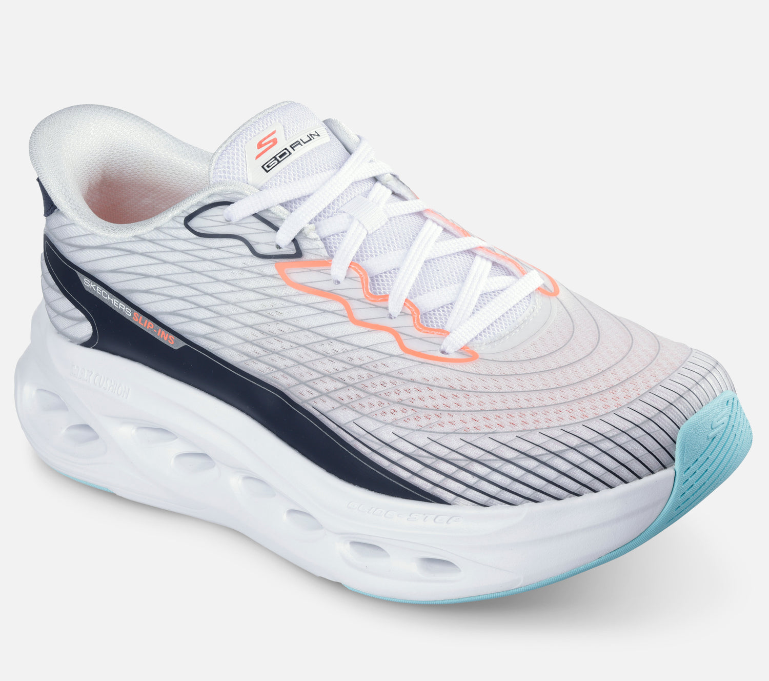 Slip-ins: Max Cushioning Glide-Step - Sapphire Shoe Skechers.se