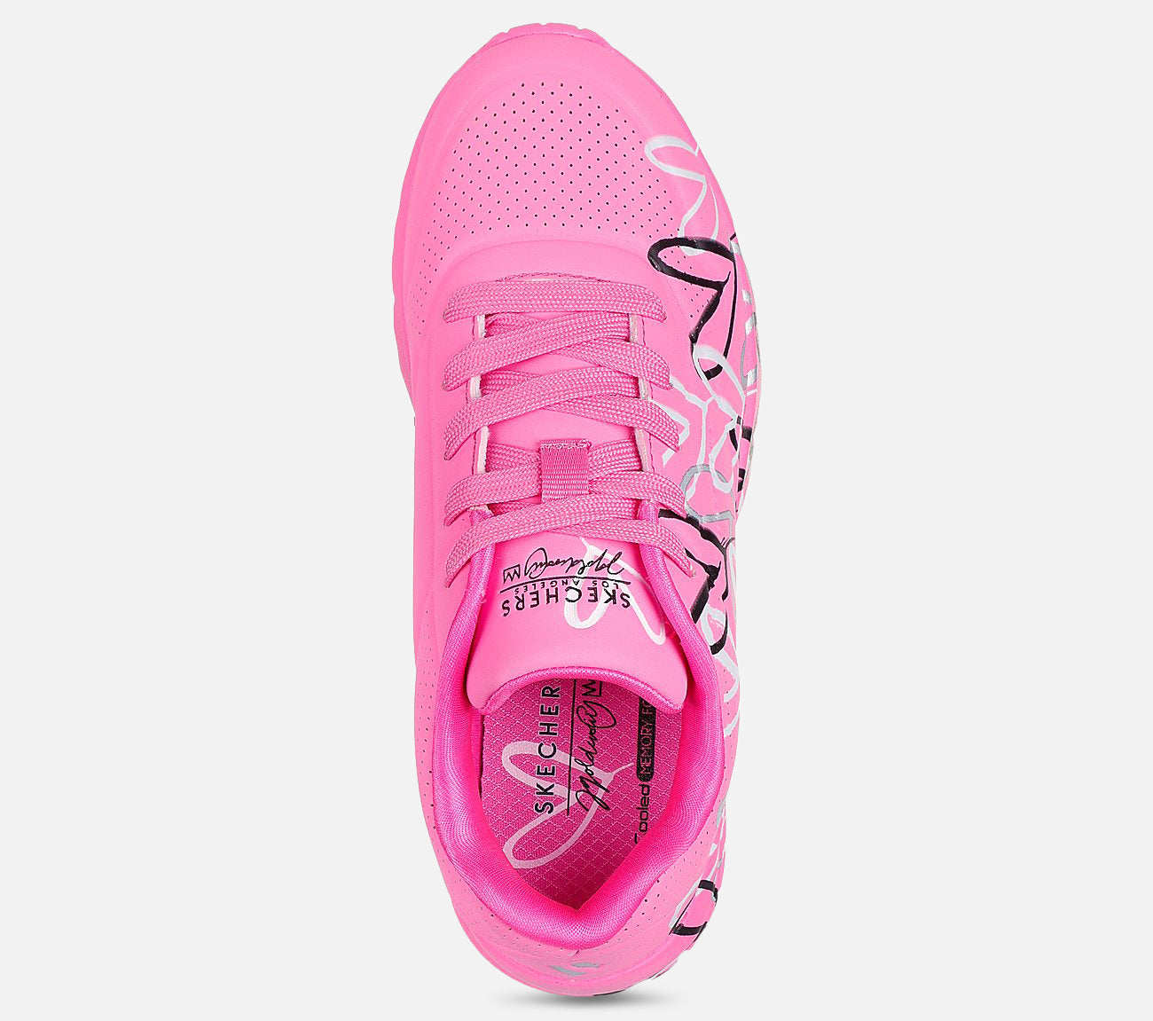JGoldcrown: Uno Lite - Metallic Love Shoe Skechers.se