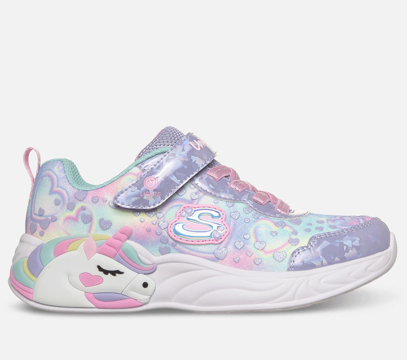 S-Lights: Unicorn Dreams - Heart Sparkles Shoe Skechers.se