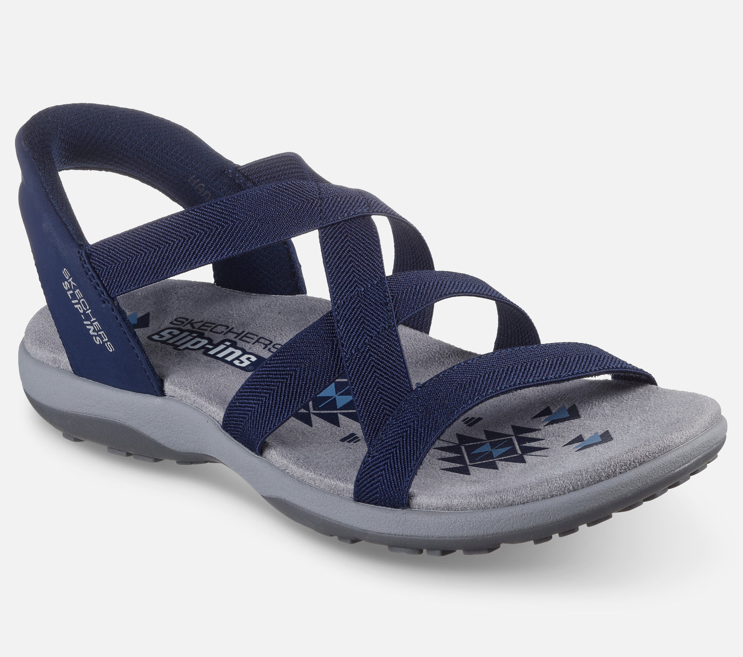 Wide Fit: Slip-ins: Reggae Slim - Stretch Flex Sandal Skechers.se