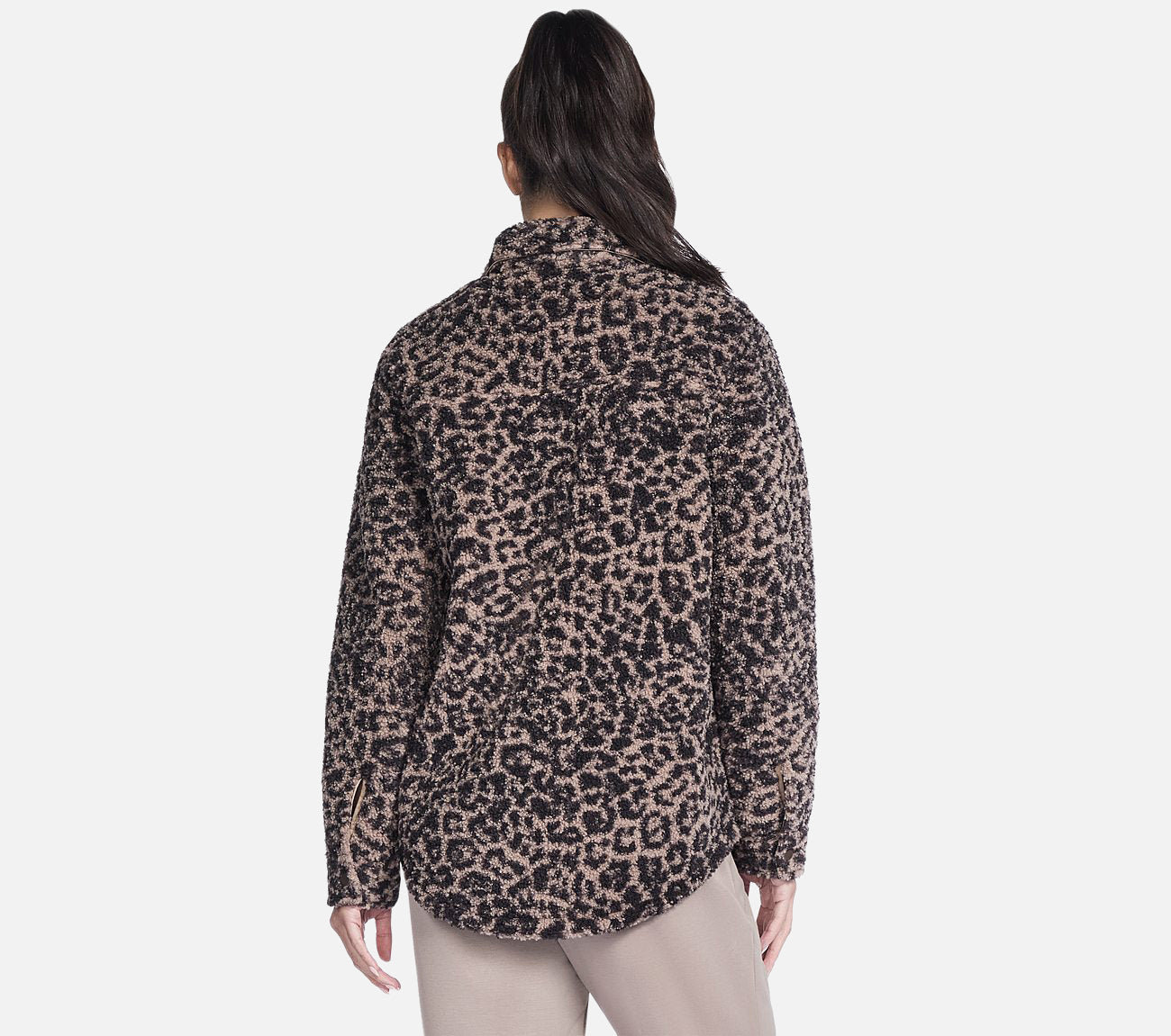 On-the-GO Cheetah Sherpa Jacket Clothes Skechers.se