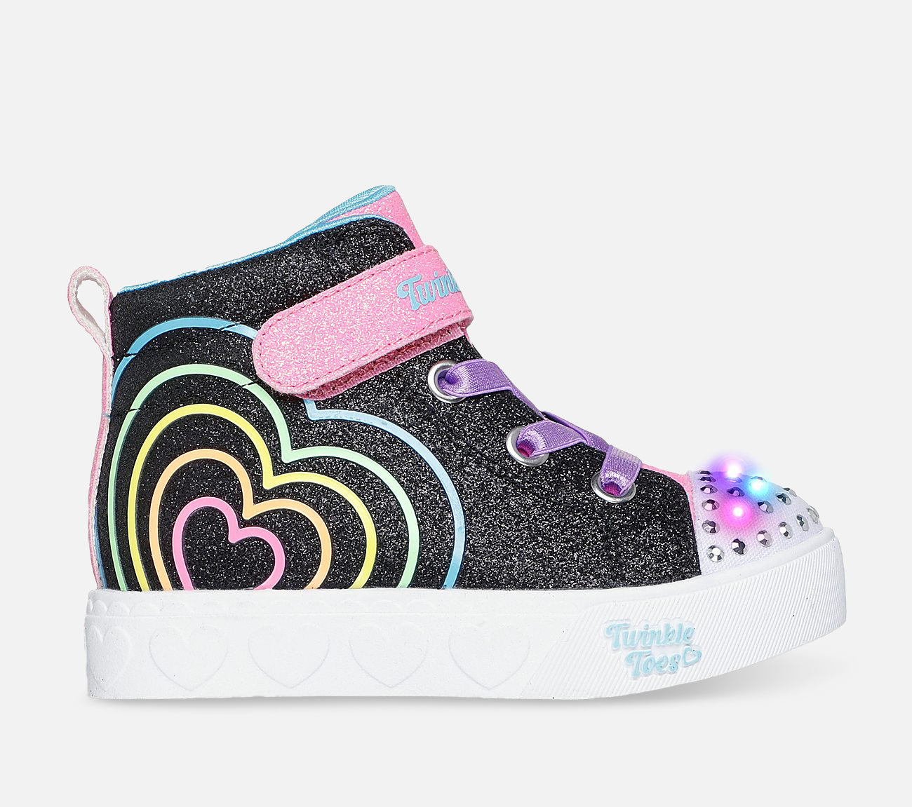 Twinkle Toes: Heart Steps - Heart Glow Shoe Skechers.se