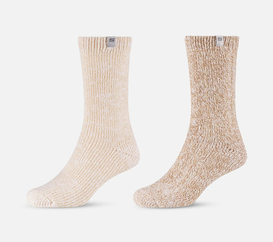 2 par Casual Cosy glitterstrumpor Sock Skechers