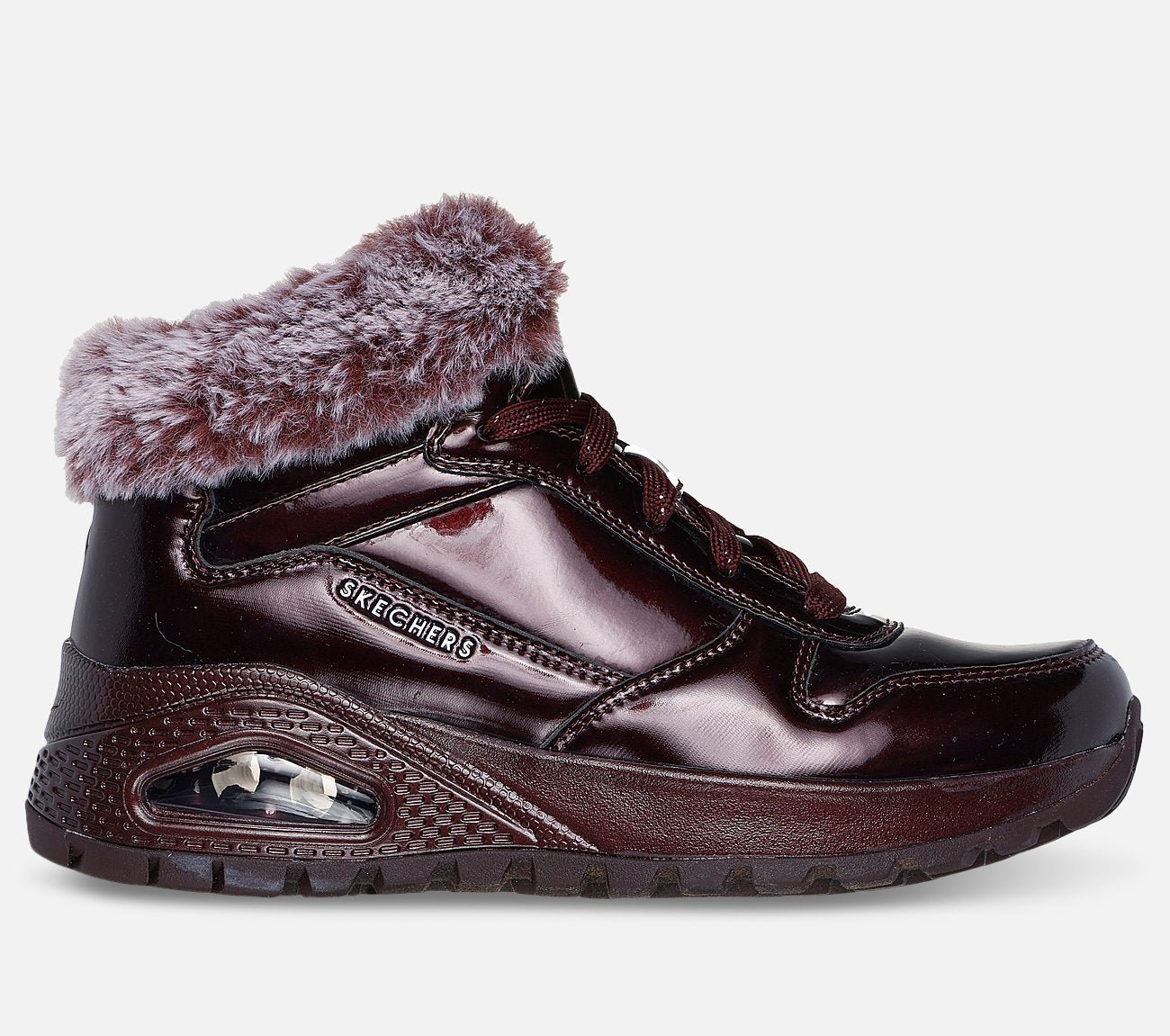 Uno Rugged Fiesty Winter | Bordeaux känga dam - Köp online – Skechers.se