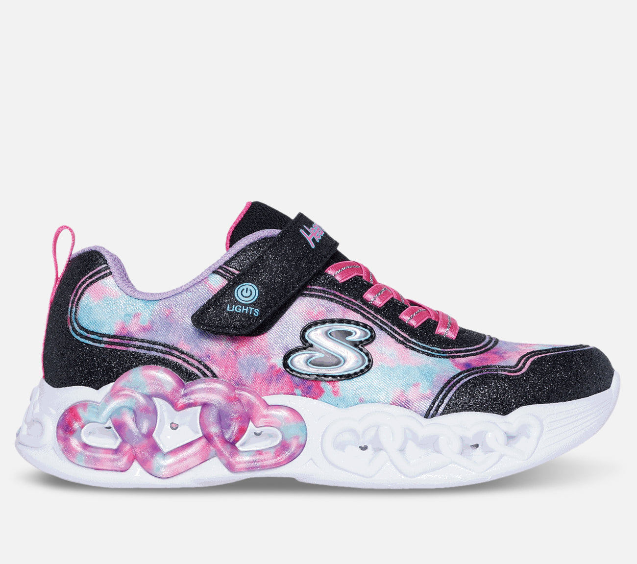 Infinite Heart Lights - Color Lovin Shoe Skechers.se