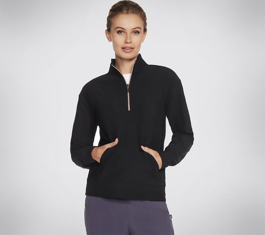 GO LUXE Rib 1/4 Zip Clothes Skechers.se