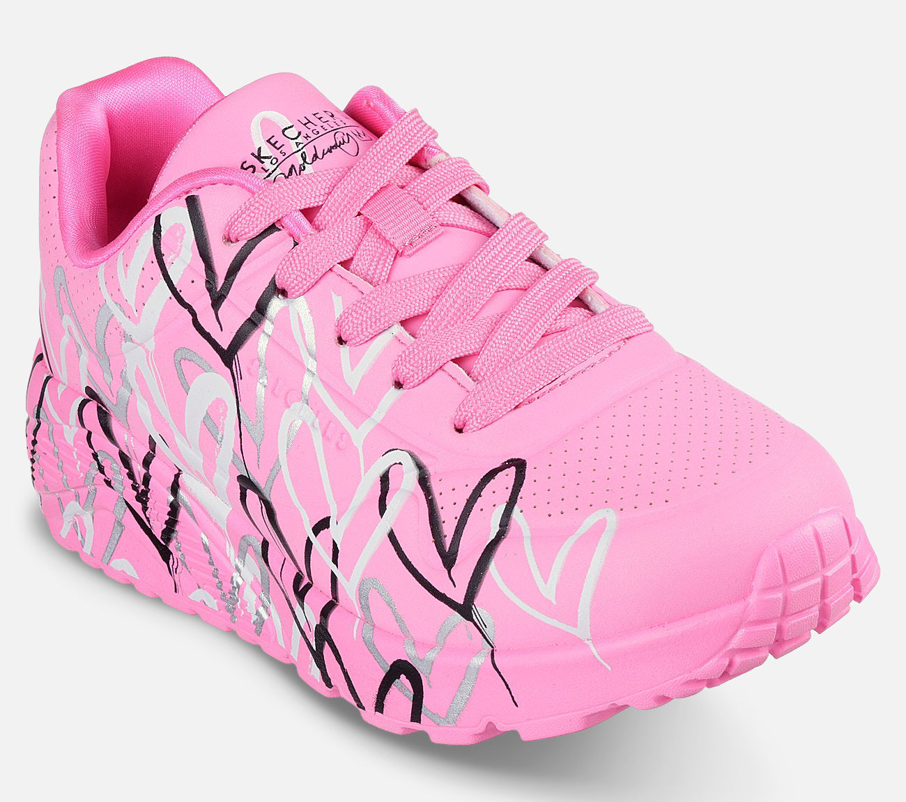 JGoldcrown: Uno Lite - Metallic Love Shoe Skechers.se
