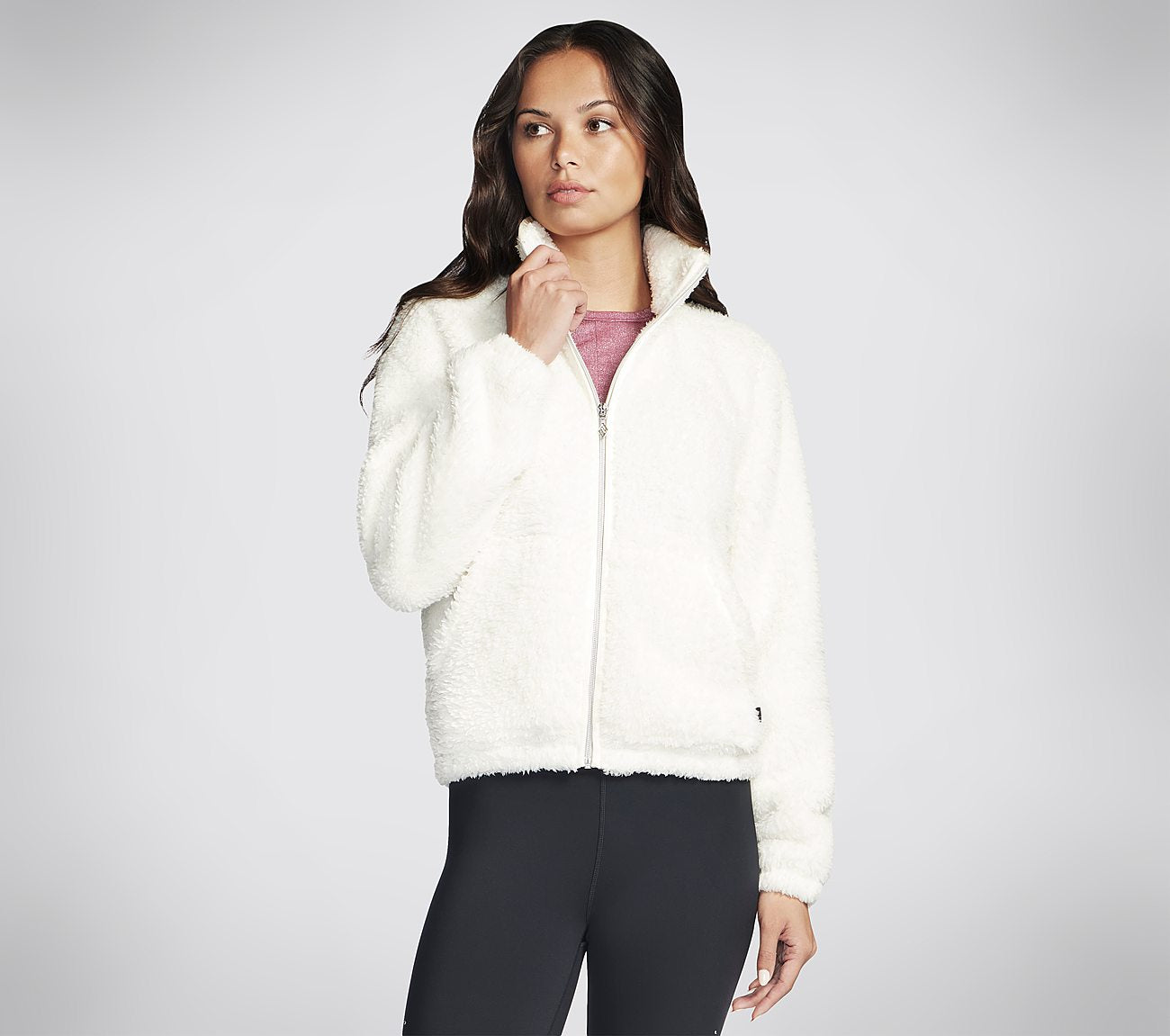 GO SNUGGLE Shine Sherpa Jacket Clothes Skechers.se