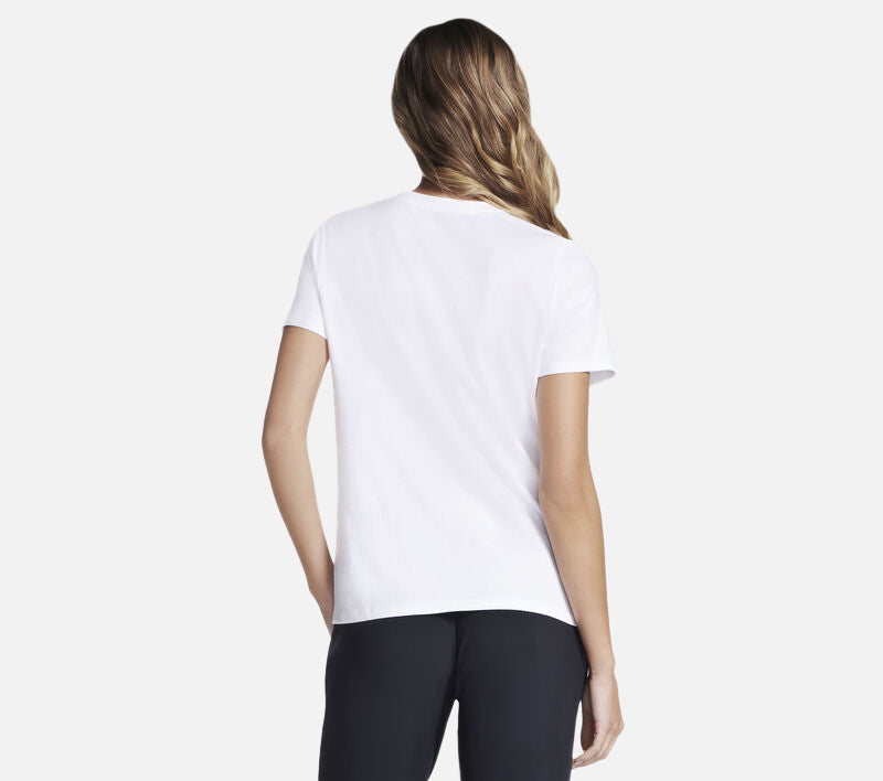 Floral Diamond Classic Crew Tee Clothes Skechers.se
