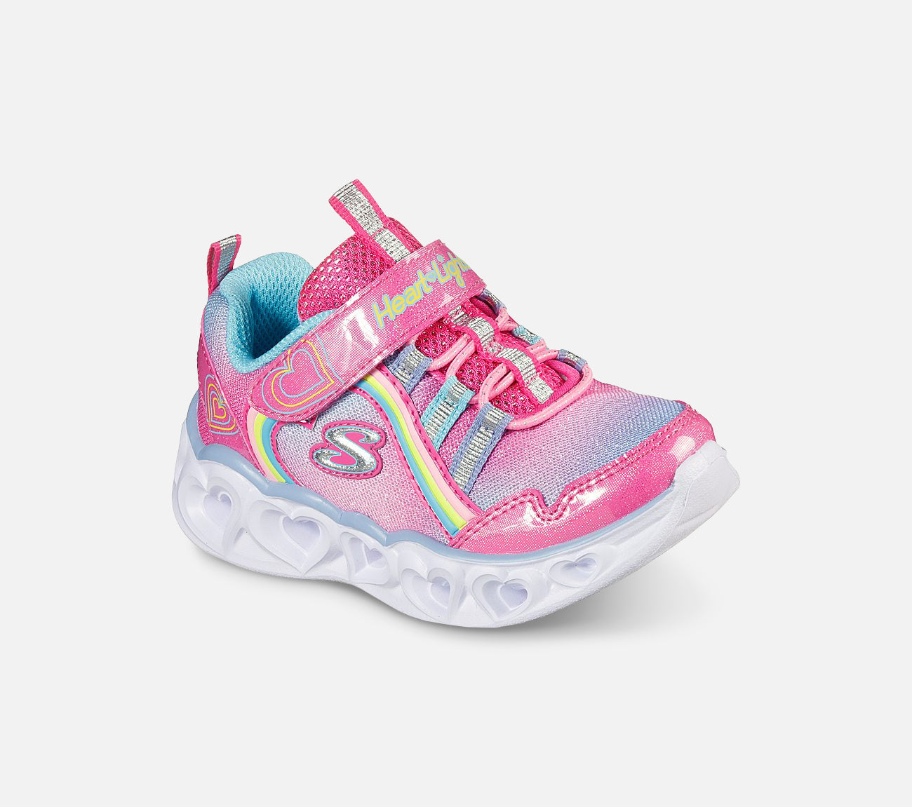 Hearts Lights - Rainbow Lux Shoe Skechers